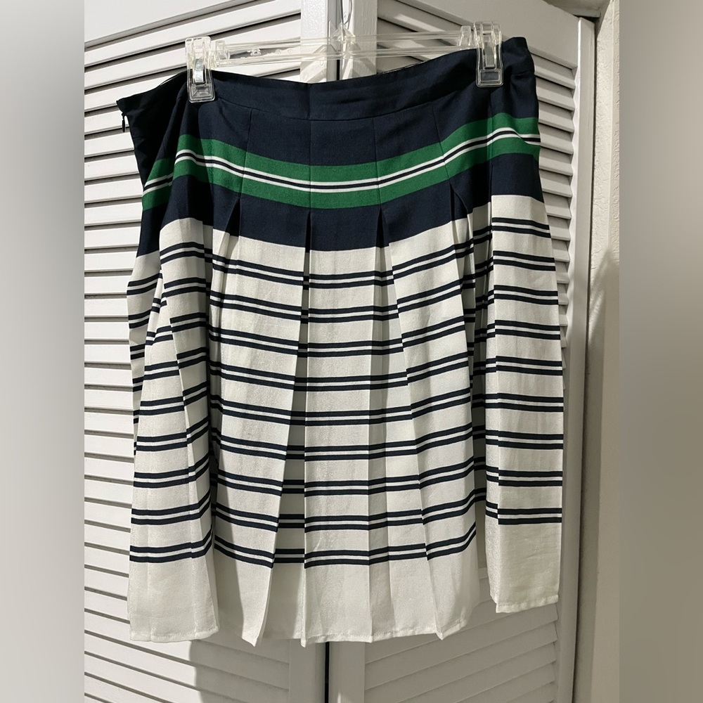 Lands End Pleated Skirt